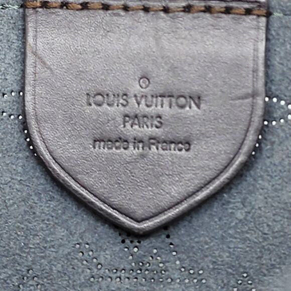 Louis Vuitton Girolata Mahina Leather Black Monogram Bucket Tote Bag - Preowned - Picture 5 of 9